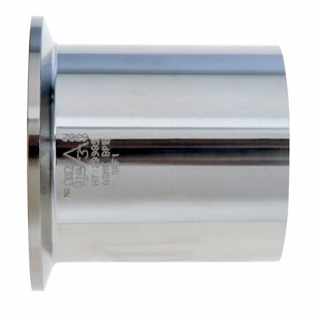 Sanitary Food Grade Fittings Ferrule Tri-Clamp 1.5 316L SS PL BS14AM-1.5-316L-PL